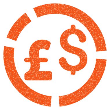 Lirası ve Doları Döviz Alım diyagramı grenli doku simgesi