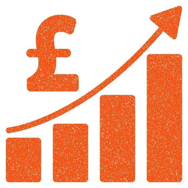 Lirası mali çubuk grafik grenli doku simgesi