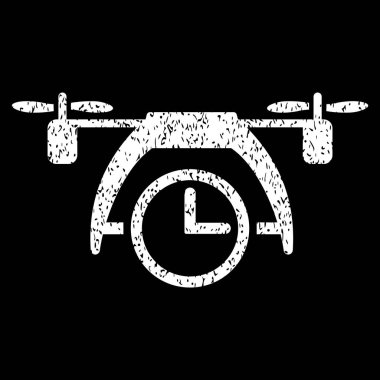 Uçak saat grenli doku simgesi