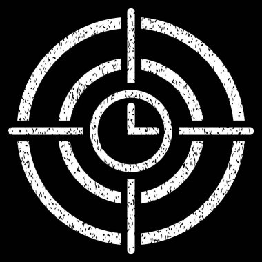 Zaman hedef grenli doku simgesi