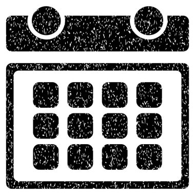 Takvim ay grenli doku simgesi