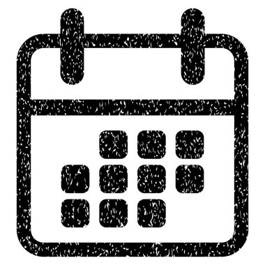 Takvim ay grenli doku simgesi