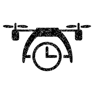 Uçak saat grenli doku simgesi