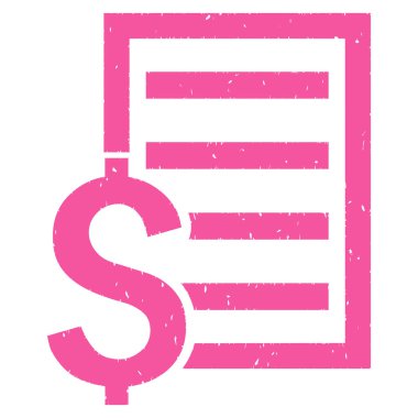 Mali sözleşme belge grenli doku simgesi