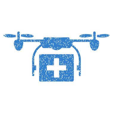 Ambulans uçak grenli doku simgesi