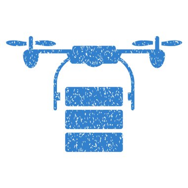 Kargo uçağı grenli doku simgesi