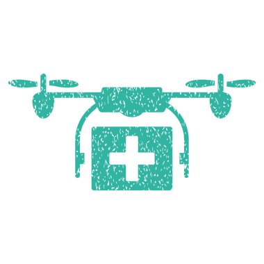 Ambulans uçak grenli doku simgesi