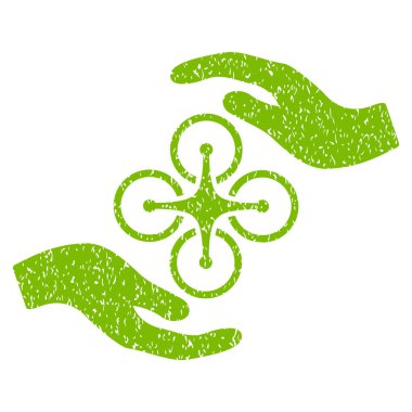 Hava helikopter bakım el grenli doku simgesi