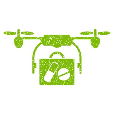 Airdrone eczane teslim grenli doku simgesi