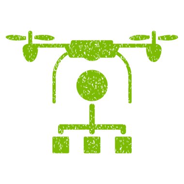 Drone dağıtım grenli doku simgesi