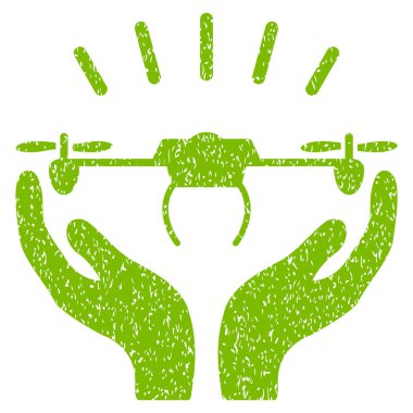 Uçağın denize indirmek eller grenli doku simgesi