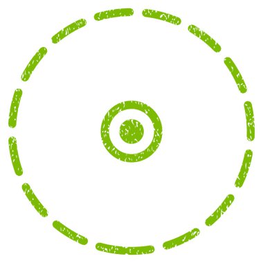 Yuvarlak alan grenli doku simgesi