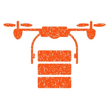 Kargo uçağı grenli doku simgesi