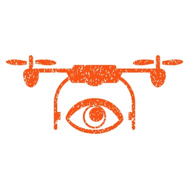 Göz Spy Drone grenli doku simgesini