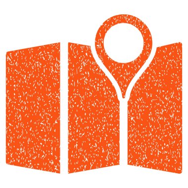 Harita grenli doku simgesi