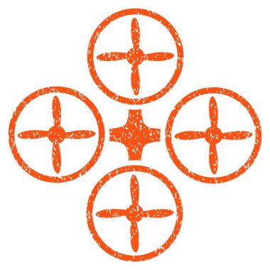 Quadcopter grenli doku simgesi