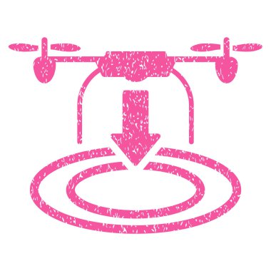 Uçağın iniş grenli doku simgesi