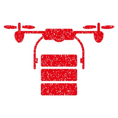 Kargo uçağı grenli doku simgesi