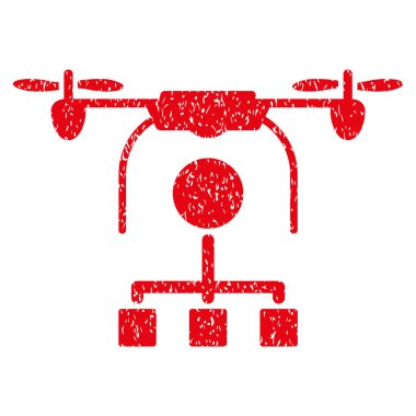 Drone dağıtım grenli doku simgesi