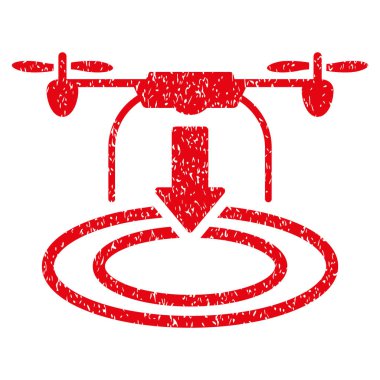 Uçağın iniş grenli doku simgesi