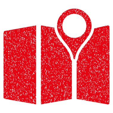 Harita grenli doku simgesi