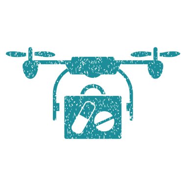 Airdrone eczane teslim grenli doku simgesi