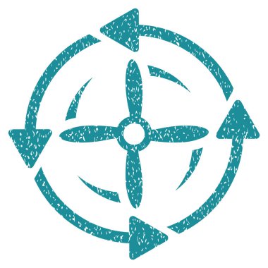 Vida döndürme grenli doku simgesi