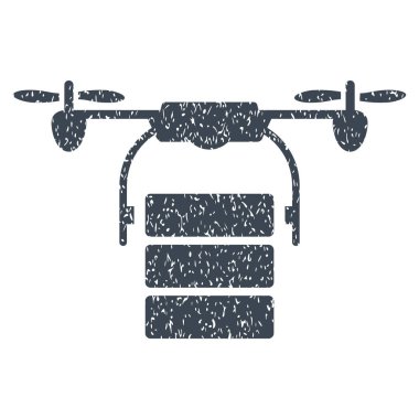 Kargo uçağı grenli doku simgesi