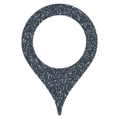 Harita işaretçi grenli doku simgesi
