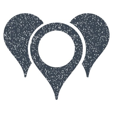 Harita işaretçiler grenli doku simgesi