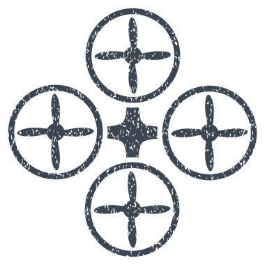 Quadcopter grenli doku simgesi