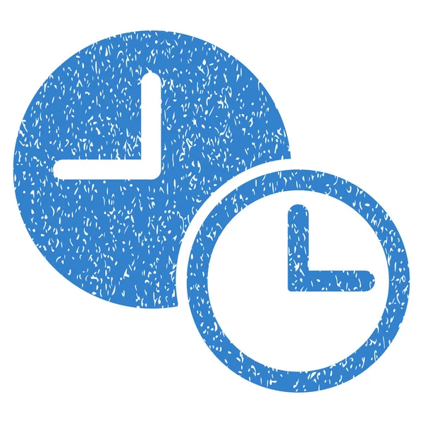 Clocks Grainy Texture Icon — Stock Vector