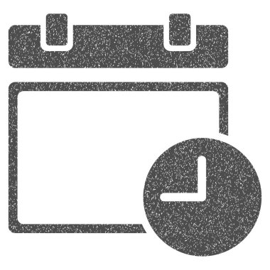 Tarih ve zaman grenli doku simgesi