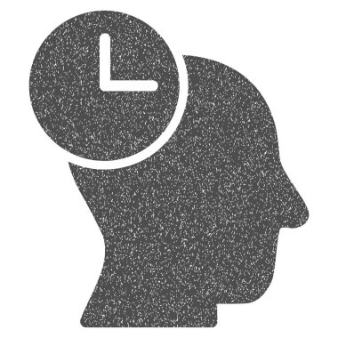 Zaman düşünme grenli doku simgesi