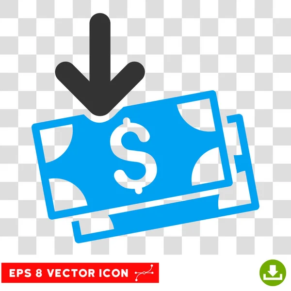 Krijg bankbiljetten Vector EPS-pictogram — Stockvector