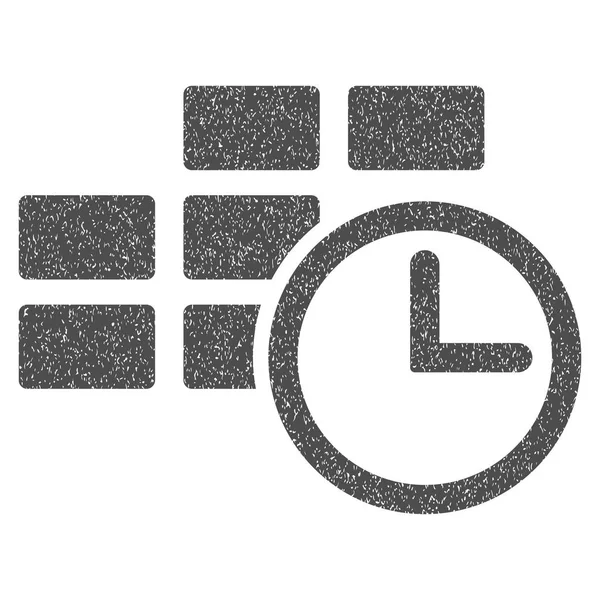 Tabela de tempo Grainy Texture Icon —  Vetores de Stock