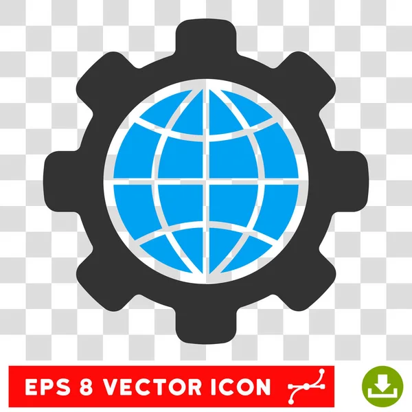 Globaler Optionsvektor eps-Symbol — Stockvektor