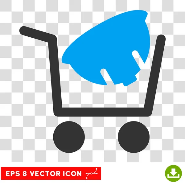 Casque Shopping vectoriel Eps Icône — Image vectorielle