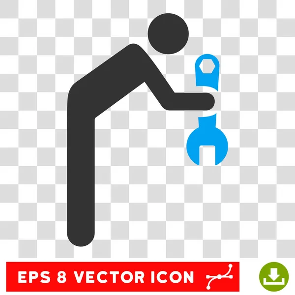 Serviceman-Vektor eps-Symbol — Stockvektor