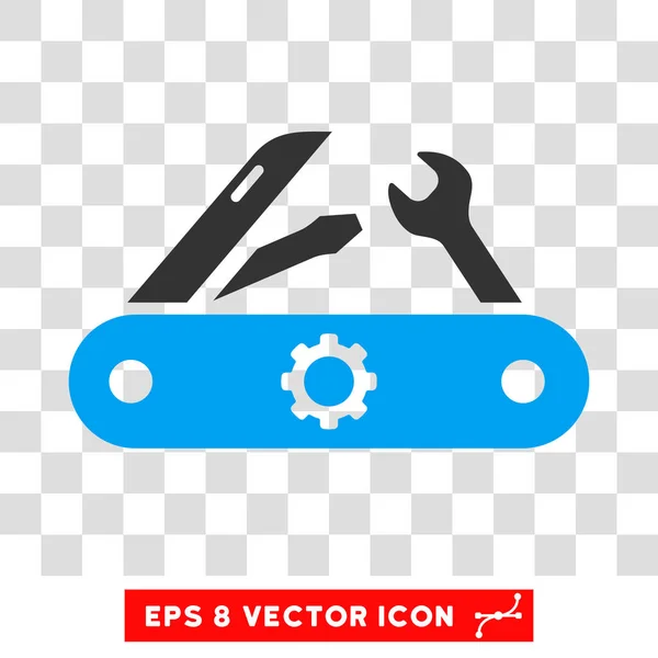 Cuchillo suizo Vector Eps icono — Vector de stock