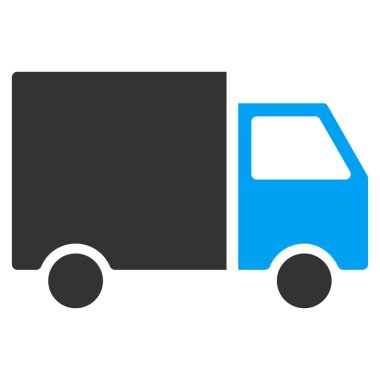 Sevk irsaliyesi Van düz vektör simgesi