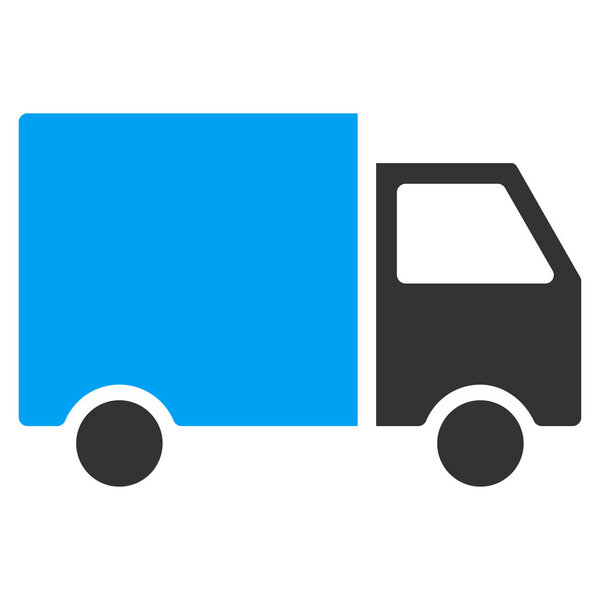 Delivery Van Flat Vector Icon