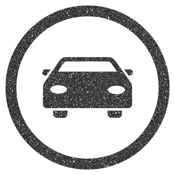 Ikona samochodu pieczątka — Wektor stockowy