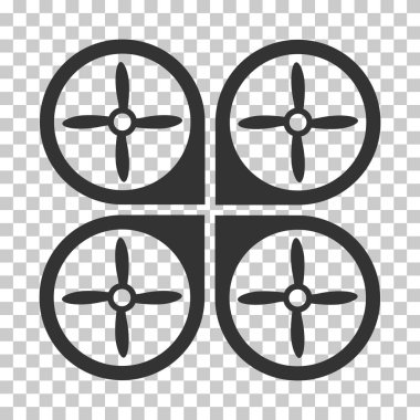 Nanocopter vektör simgesi