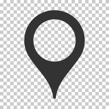 Harita işaretleyici vektör simgesi