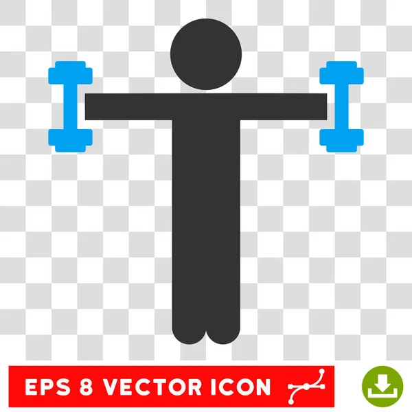 Child Fitness Vector Eps Icon — Stock Vector