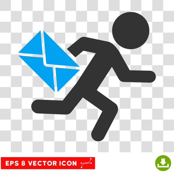 Kind Post Kurier Vektor eps Symbol — Stockvektor