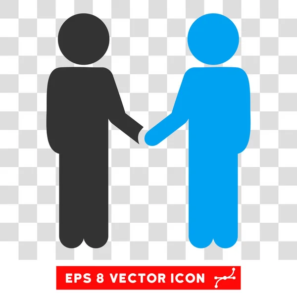 Bambini Handshake Vector Eps Icona — Vettoriale Stock