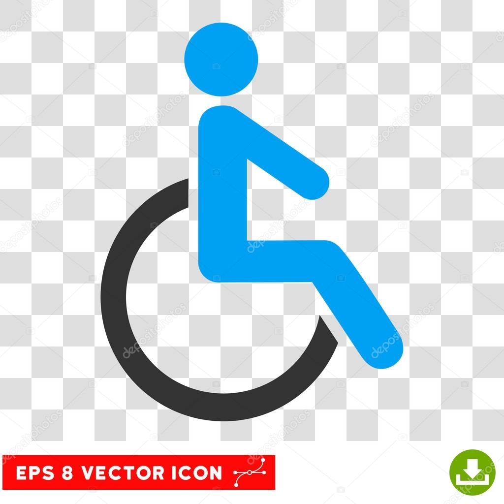 Значок Инвалида. Инвалид Вектор Eps Значок — Векторное Изображение.