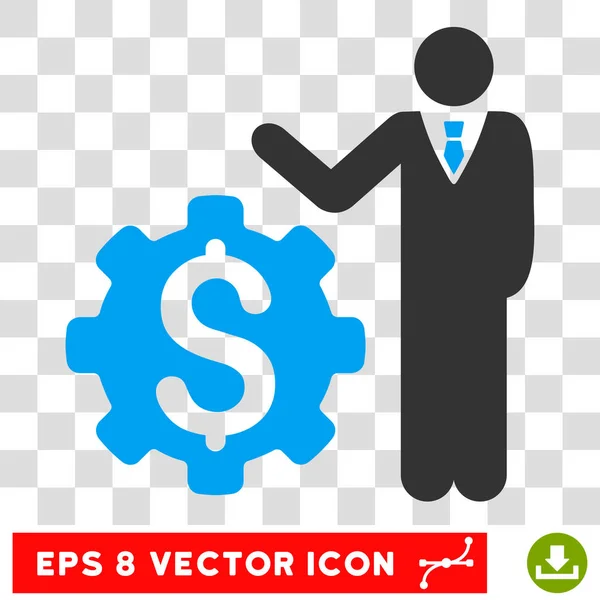 Businessman Options Vector Eps Icon — Stock Vector